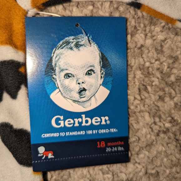 2/$20. 🫎 Gerber baby boy sleeper. 12m/18m. BNWT. Moose. - Picture 3 of 3